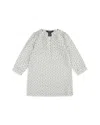 Polo Ralph Lauren Long Sleeve Pintuck Nightgown - Little Kid In Cloud Dancer