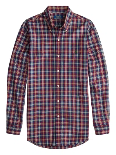Polo Ralph Lauren Long Sleeve Plaid Shirt In Multi