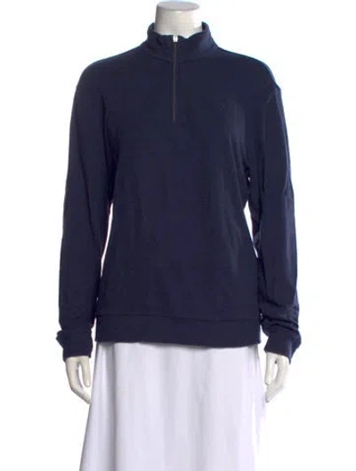 Pre-owned Polo Ralph Lauren Long Sleeve Polo In Blue