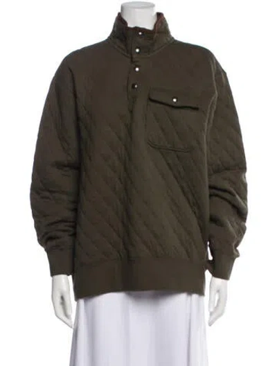 Pre-owned Polo Ralph Lauren Long Sleeve Polo In Green