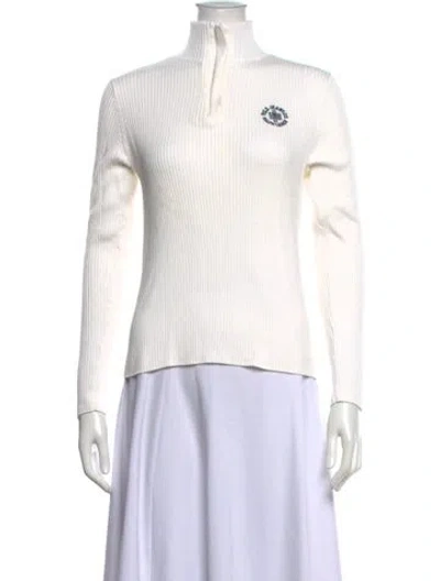 Pre-owned Polo Ralph Lauren Long Sleeve Polo In Neutral