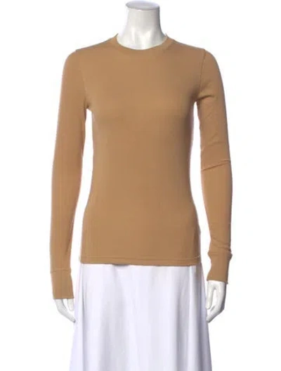 Pre-owned Polo Ralph Lauren Long Sleeve Polo In Neutrals