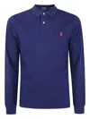 Polo Ralph Lauren Knitwear Long Sleeves Polo Collar In Blue
