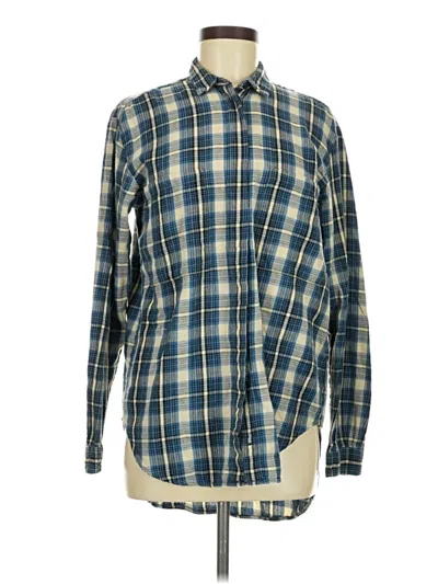 Pre-owned Polo Ralph Lauren Long Sleeve Polo Shirt In Blue