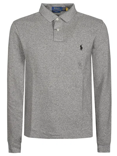 Polo Ralph Lauren Ralph Lauren Long Sleeve Polo T Shirt Grey