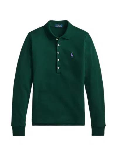 Polo Ralph Lauren Long-sleeve Polo Shirt In Green