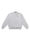 Polo Ralph Lauren Long-sleeve Polo Sweatshirt In White