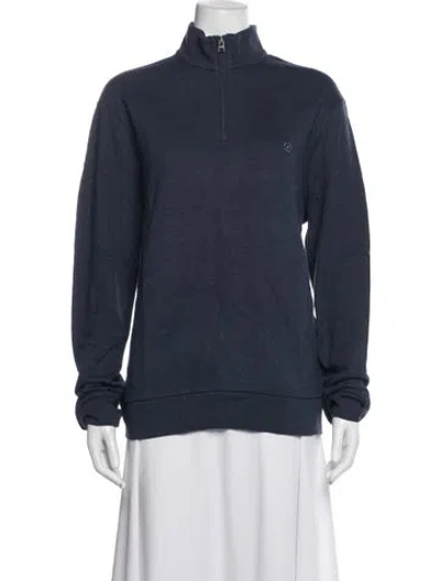 Pre-owned Polo Ralph Lauren Long Sleeve Polo W/ Tags In Blue