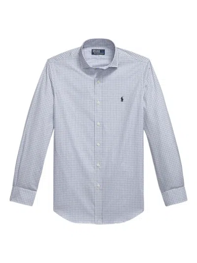 Polo Ralph Lauren Long-sleeve Poplin Shirt In Blue