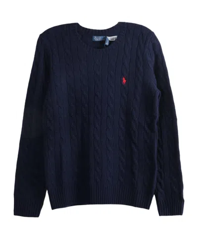 Polo Ralph Lauren Long Sleeve Pullover In Blue