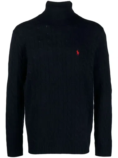 Polo Ralph Lauren Long Sleeve Pullover In Blue