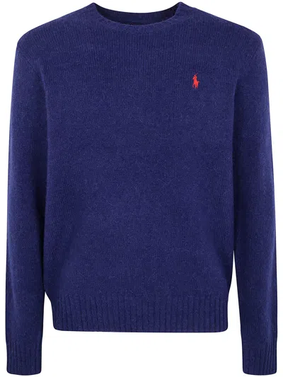Polo Ralph Lauren Long Sleeve Pullover In Blue