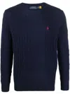 Polo Ralph Lauren Long Sleeve Pullover In Blue