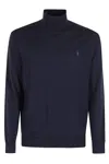 Polo Ralph Lauren Long Sleeve Pullover In Black
