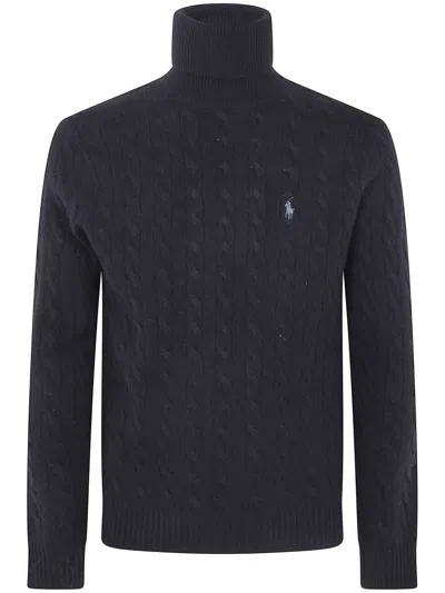 Polo Ralph Lauren Long Sleeve Pullover Clothing In Black