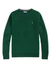Polo Ralph Lauren Classic Crewneck Sweater In Deep Green In Green