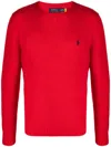 Polo Ralph Lauren Long Sleeve Pullover Clothing In Red