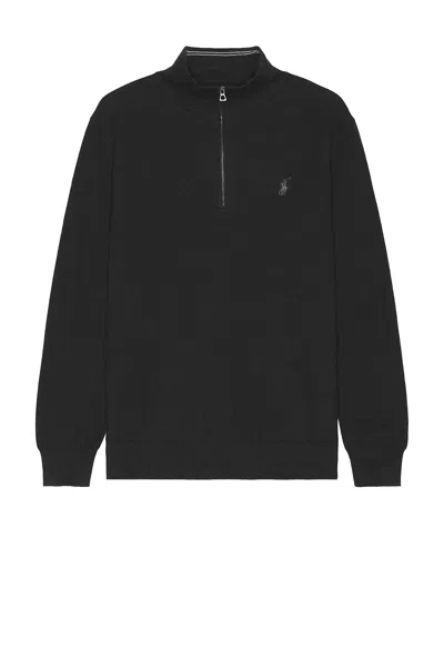 Polo Ralph Lauren Polo Pony-embroidered Cotton Jumper In Black