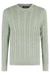 Polo Ralph Lauren Long Sleeve Pullover In Greenstone