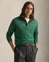 Polo Ralph Lauren Long Sleeve Quarter Zip Pullover In Green
