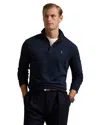 Polo Ralph Lauren Long Sleeve Quarter Zip Pullover In Blue