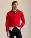 Polo Ralph Lauren Long Sleeve Quarter Zip Pullover In Red