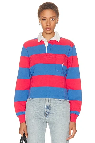 Polo Ralph Lauren Long Sleeve Ruby Top In Multi