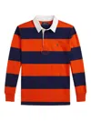 Polo Ralph Lauren Long-sleeve Rugby Shirt In Orange