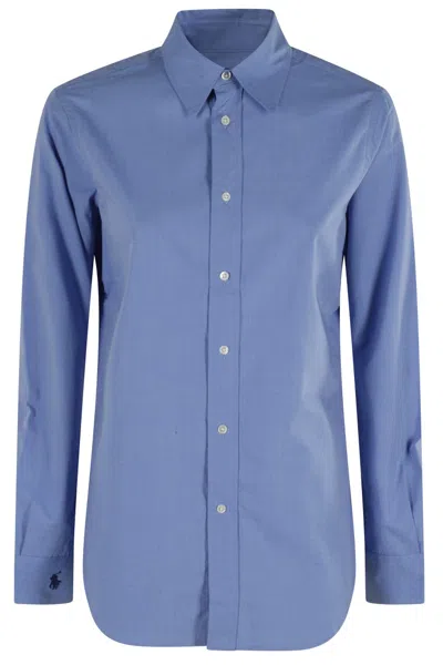 Polo Ralph Lauren Long-sleeve Button-fastening Shirt In Blue