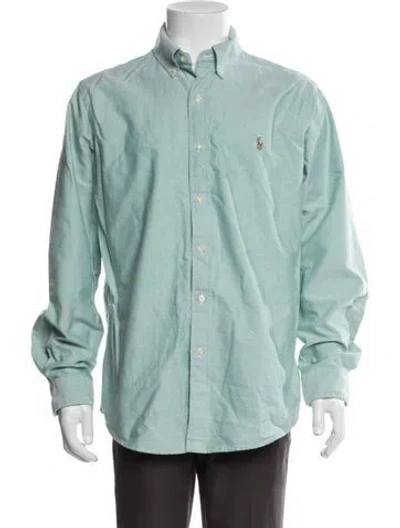 Pre-owned Polo Ralph Lauren Long Sleeve Shirt In Blue