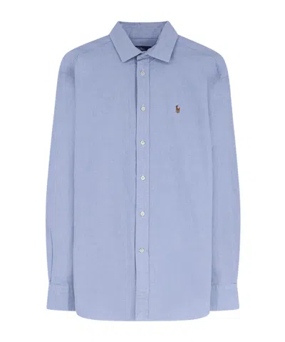 Polo Ralph Lauren Long Sleeve Shirt In Blue