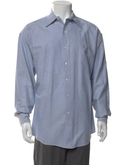 Pre-owned Polo Ralph Lauren Long Sleeve Shirt In Blue