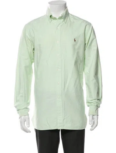 Pre-owned Polo Ralph Lauren Long Sleeve Shirt In Green