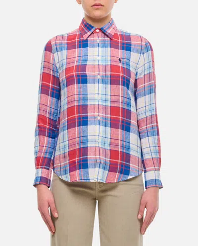 Polo Ralph Lauren Long Sleeve Shirt In Multicolor