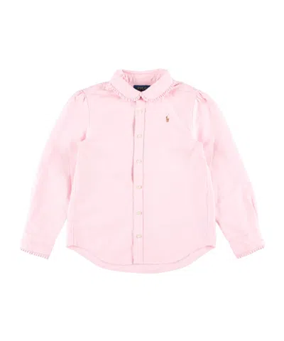 Polo Ralph Lauren Long Sleeve Shirt In Pink