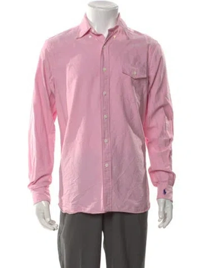 Pre-owned Polo Ralph Lauren Long Sleeve Shirt In Pink