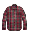Polo Ralph Lauren Long Sleeve Checkered Sport Shirt In Red