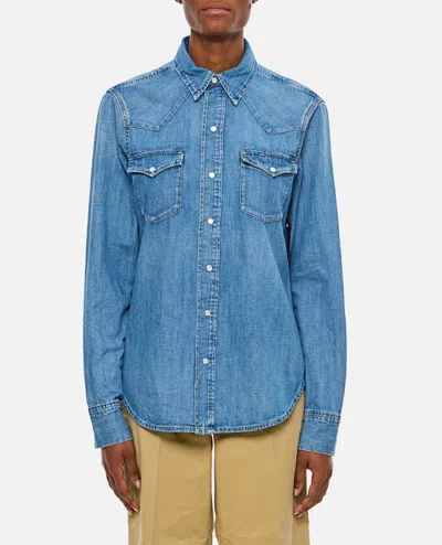 Polo Ralph Lauren Long Sleeve Shirt In Sky Blue