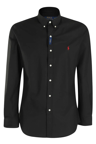 Polo Ralph Lauren Long Sleeve Sport In Polo Black