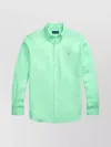 Polo Ralph Lauren Long Sleeve Sport Shirt In Green