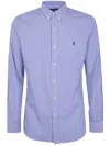 Polo Ralph Lauren Long Sleeve Sport Shirt In Blue