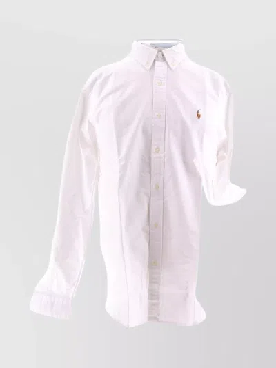 Polo Ralph Lauren Long Sleeve Sport Shirt In Pink