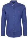 Polo Ralph Lauren Classic Fit Garment Dyed Oxford Shirt Bastille Blue In Beach Royal
