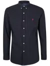 Polo Ralph Lauren Custom-fit Garment Dyed Oxford Shirt In Black