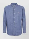 Polo Ralph Lauren Sl Bd Ppc Sp Long Sleeve Sport Shirt In Blue