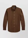 Polo Ralph Lauren Long Sleeve Sport Shirt In Brown