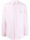 Polo Ralph Lauren Camicia In Lino A Righe Custom-fit