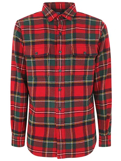 Polo Ralph Lauren Plaid Pattern Chest Pocket Shirt In Multicolour