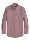 Polo Ralph Lauren Long Sleeve Sport Shirt Clothing In Red