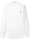 Polo Ralph Lauren Polo Pony-embroidered Long-sleeve Shirt In White